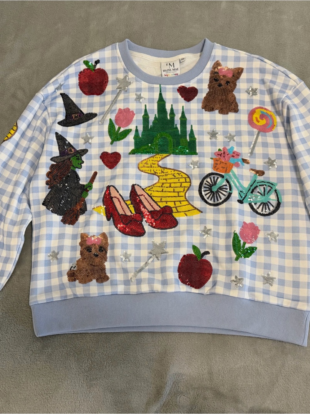 Hazel Mae “No Place Like Home” Sweatshirt NWT Size XS